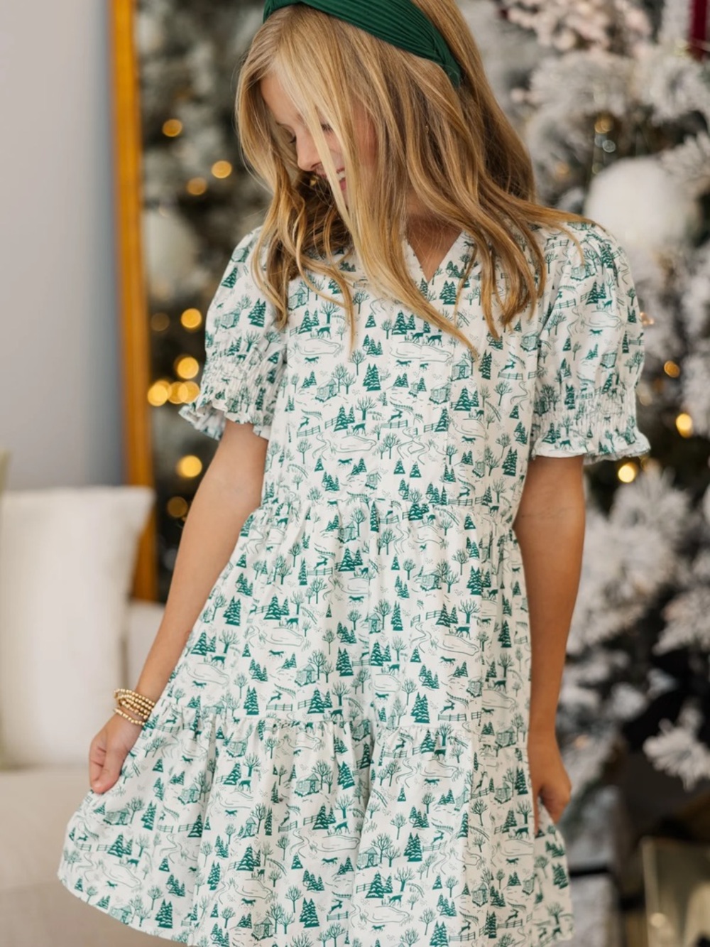 Shop the mint girls 14-16 At The Time Cream Toile Dress